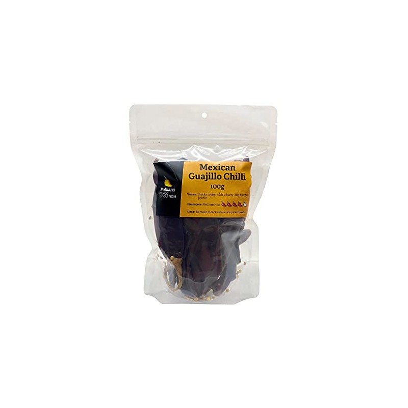 Poblano Mexican Guajillo Dry Chillies, 100 g