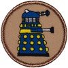 Dalek Robot Patrol Patch - 2" Diameter Round Embroidered Patch