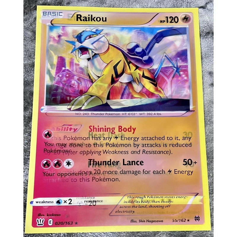Unbranded Pokémon-Raikou
