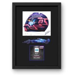 Lap Legends Alex Albon 2025 (Car) Framed Display Gift with Reproduced Digital Signature
