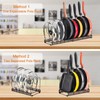 Toplife Pots and Pans Organizer Rack for Cabinet and Countertop,