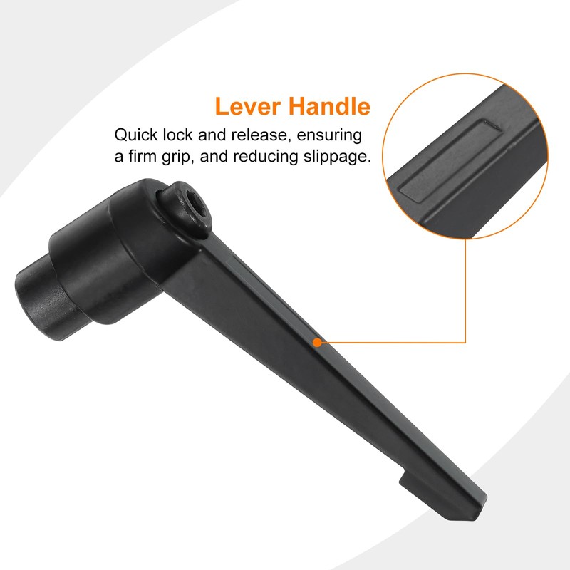 sourcing map 4Pcs M10 Adjustable Knobs Handle Female Thread Push