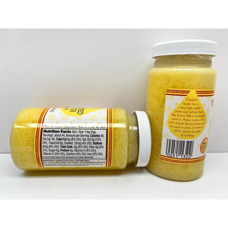 Trader Joe's 2-Pack Trader Joe's Joes Clarified Butter Ghee 8