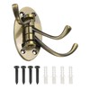 PATIKIL Swivel Wall Hooks Foldable Towel Hook Clothes Hanger Wall