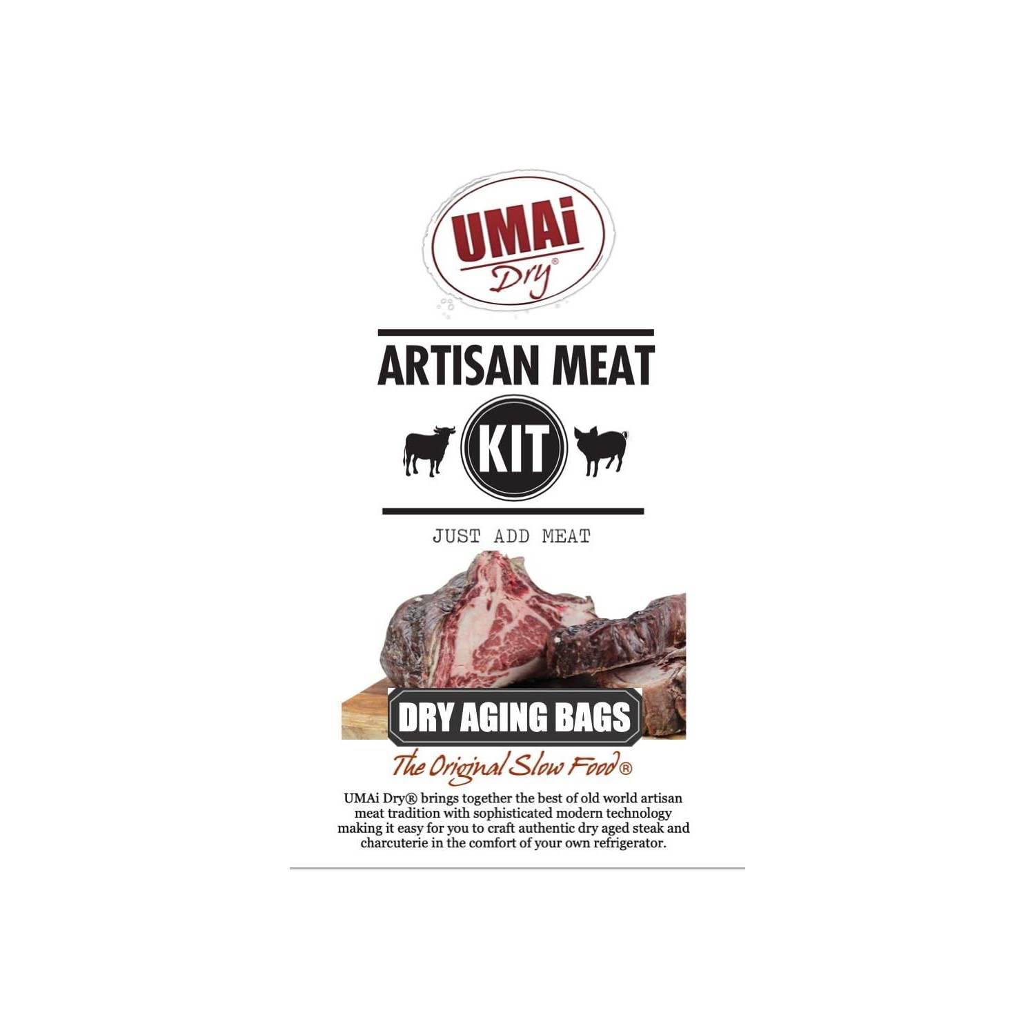 UMAi Dry Brisket Bonein Premium Dry Age Bags for Meat Dry Aging Meat