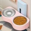 Removable Dog Bowls,Removable Double Feeding Bowls | Multipurpose Pet Feeding