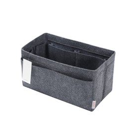 ZTUJO Felt Purse Organizer, Multi Pocket Bag in Bag Organizer For Tote & Handbag Shaper, Speedy 30, Speedy 35 and Speedy 40,X-Large, Grey