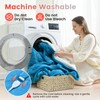 Sunable Heated Electric Blanket - Machine Washable Heating Blanket with