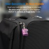 TSA Approved Cable Luggage Locks, Re-settable Combination with Alloy Body
