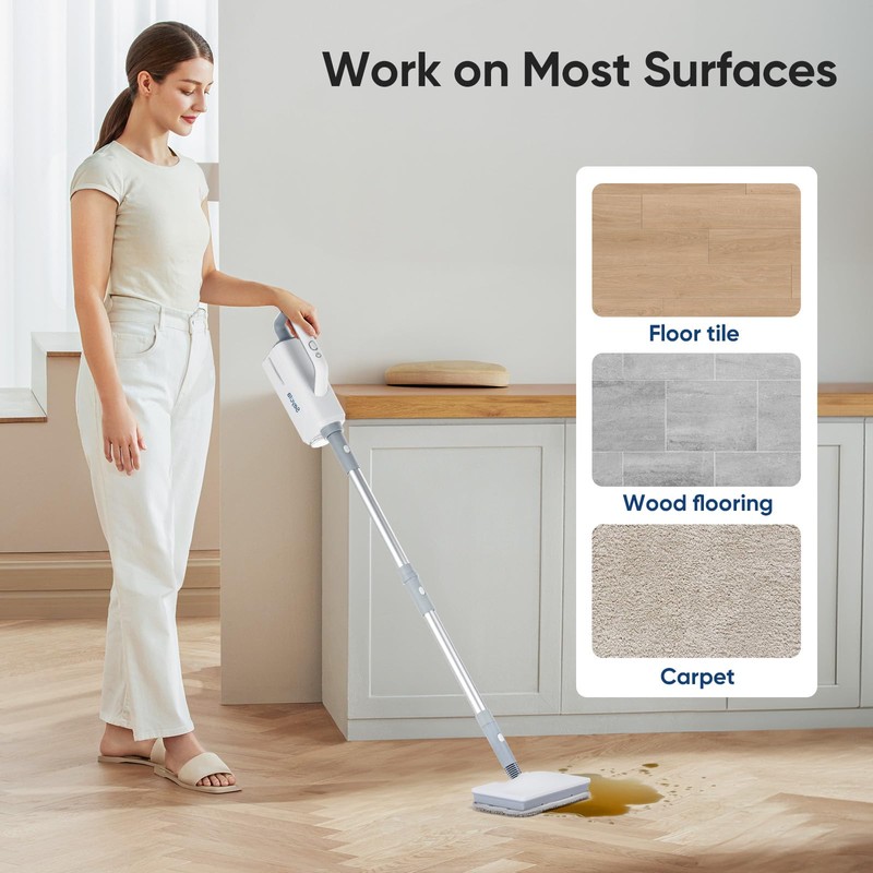 Seyola 6-Pack Microfiber Mop Pads for Seyola Steam Mop Cleaner,