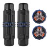 QCCAN 2PCS Waterproof IP68 Junction Box Outdoor Electrical Cable Connector