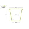 PAPPERI® 100 Coffee Cups 80ml Biodegradable and Compostable Made from