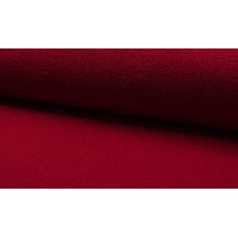 Stoff aus 100% gekochter Wolle, Rot 1/2MTR 145cmx50cm