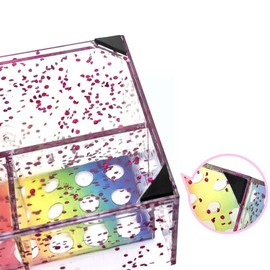 Folpus Barber Scissors Holder Box Hairdressing Tools Organizer,Professional Shear Holder Salon Scissors Holder Rack for Hairstyling