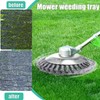 6 Inch Heavy Duty Steel Wire Trimmer Blade, Unbreakable Wire