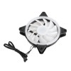 3Pcs Computer Chassis Cooling Fan Mute 6‑Pin Dual RGB Lights