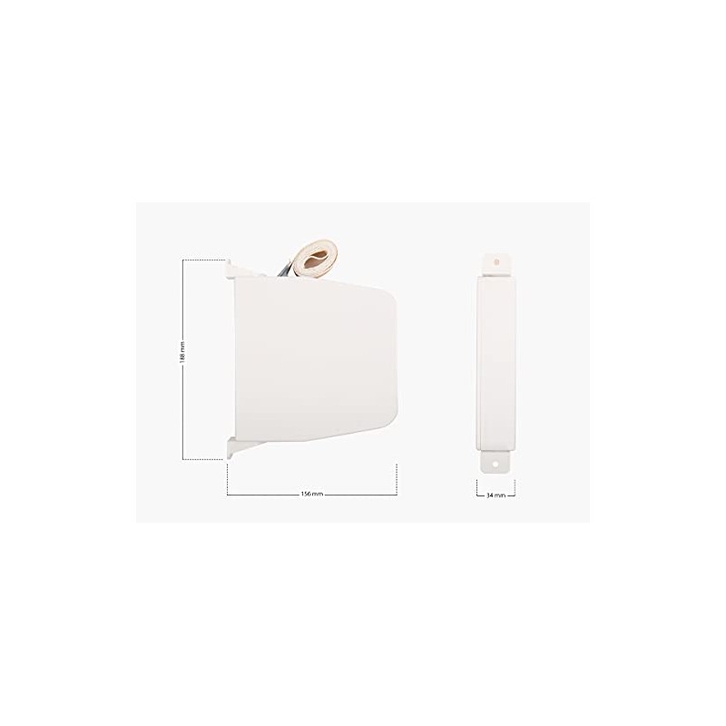 Schellenberg Screw-in Winder with Mini and Maxi Strap, White, 50802