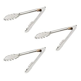 Edlund 9 inch (3-Pack) Premium Stainless Steel Heavy Duty Locking Tongs