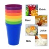 OFKPO Pack of 8 Plastic Cups, Stackable Plastic Cups for