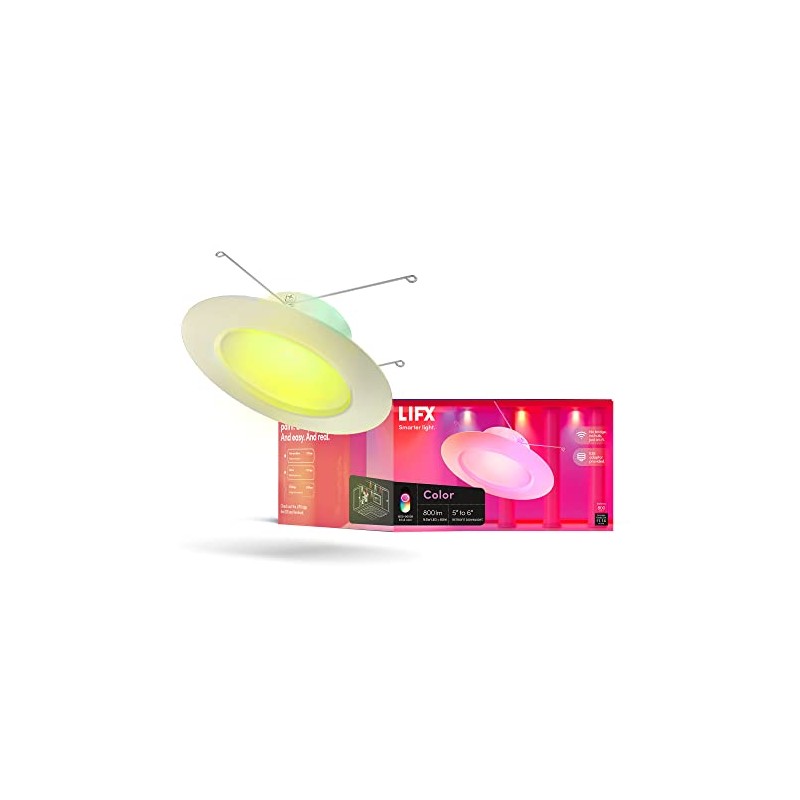 LIFX Color 5-6" 800 Lumen Downlight E26 Retrofit White