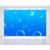 5x3 FT Effervescent Bubbles Backdrop - Vivid Blue Underwater Bubble