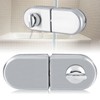 Stainless Steel 10~12mm Glass Door Lock Rotary Knob Open/Close Home