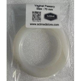 SciMed Pessary RING Pessaries SIZE 2.25 INCH  Utrine Prolapse 100% Silicone WHITE