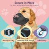 FDEETY Muzzle for Dogs, Soft Mesh Muzzle for Small, Medium