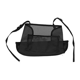 Bolso De Bolsillo Universal Para Coche, Bolsa De Red De Almacenaje Entre Asientos, Organizador, Soporte Para Barrera De Almacenamiento De Asiento(Negro)