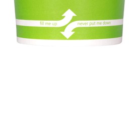 Karat [5oz - 1000 ct] Paper Ice Cream Cups for Hot/ Cold Food - Ideal for Ice Cream, Gelato, Yogurt and Snacks - Green