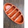 Large Traditional Portuguese Pottery Terracotta Clay Sausage Roaster Made in