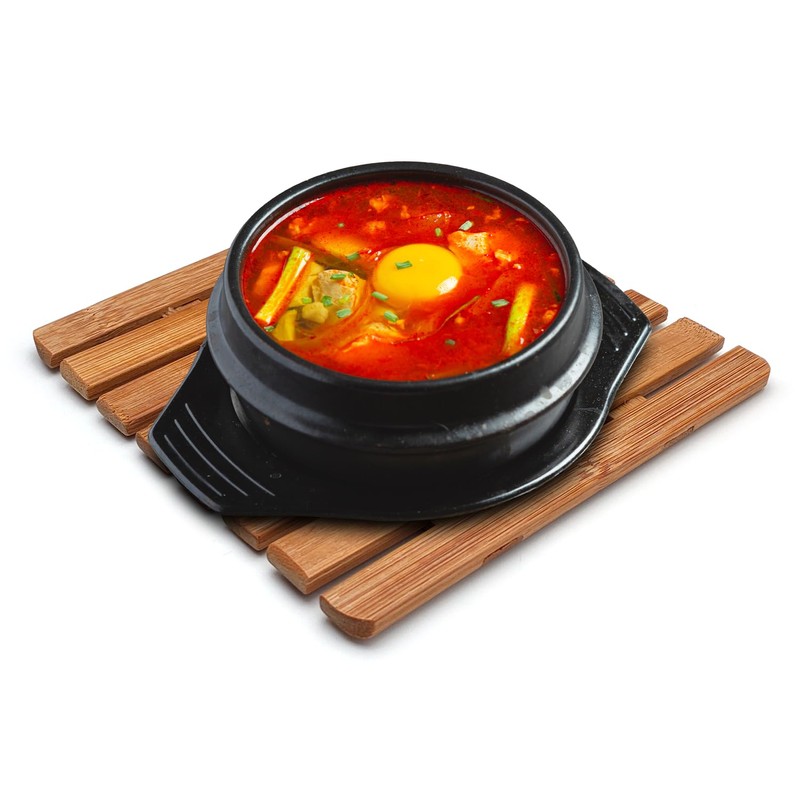 Leddy Living Bamboo Wood Heat Resistant Trivet - Table Mat
