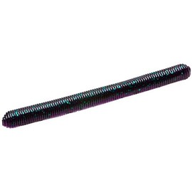 Zoom 003005-SP Fish Doctor Finesse Worm, 4", 20Pk, Junebug