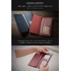Number 7 Men's Long Wallet, Bifold Carbon Leather, Genuine Leather,