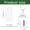 GEKIXUTP 160 Pcs metal Sublimation Keychain Blanks Bulk,Double Sided Sublimation