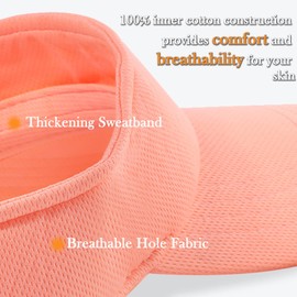 NTLWKR Sun Visor Hat Adjustable Velcro Outdoor Sports Cap for Men Women Adults