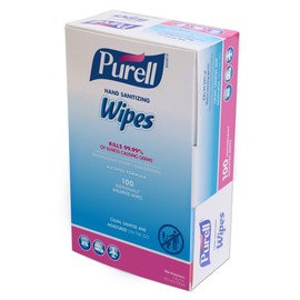Purell Purell Premoistened Sanitizing Hand Wipes,Fragrance Free, 100/Box