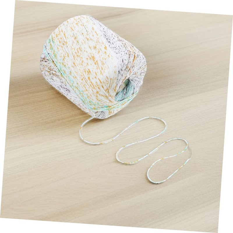NOLITOY 1 Roll Crochet Cotton Thread for Beginners Versatile Yarn