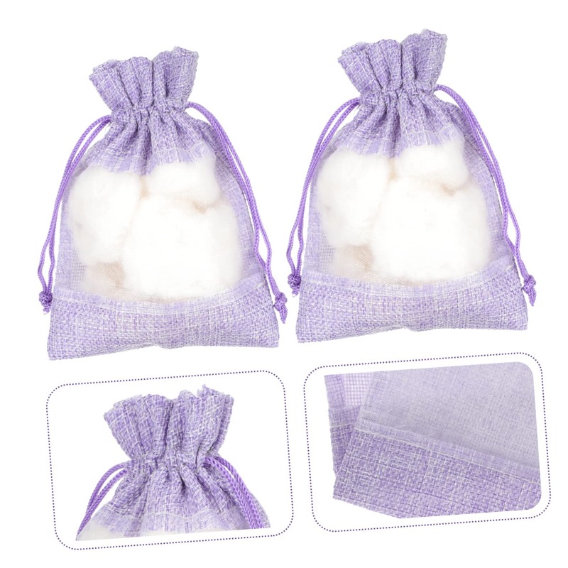 ABOOFAN 10Pcs Empty Lavender Sachets Scented Bags for Spices Jewelry