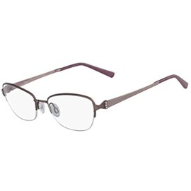 Flexon NEW FLEXON LORETTA 505 Plum FLEXIBLE TITANIUM Eyeglasses 53mm with Flexon Case