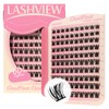 LASHVIEW CloudFloat Cluster Lashes,Lash Clusters Natural Look Cluster Lashes Extensions