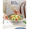 getstar Dinner Plates Set of 6, 10.5 Inch Ceramic Plates,
