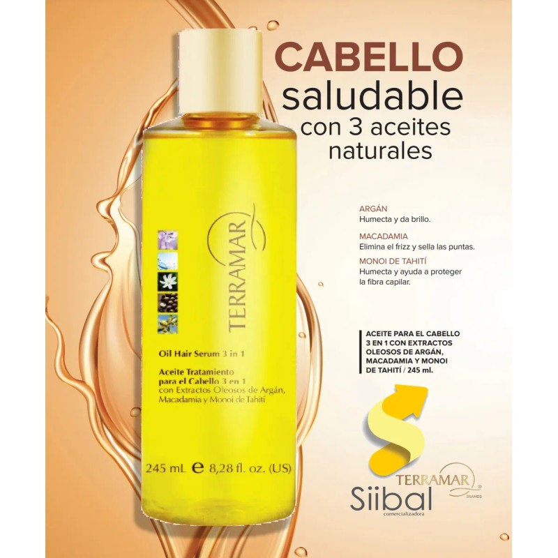 Oleo Tratamiento Para El Cabello 3 En 1 Terramar /