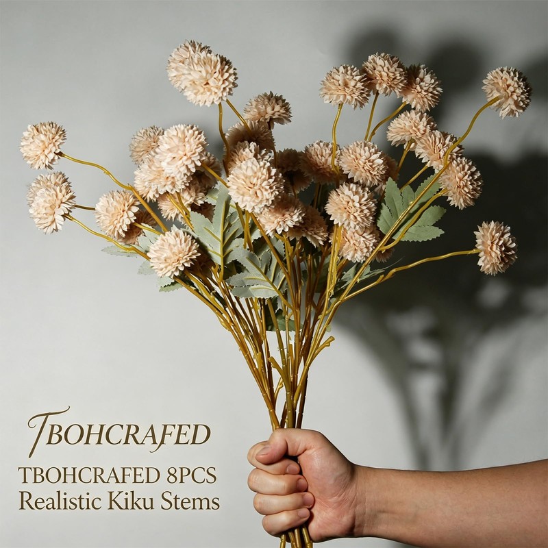 Fake Flowers in Vase for Centerpieces, Faux Flowers in Modern