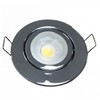 Leyton Lighting ELANXT-4K-CH ElanX Tilt Dimmable 8w LED Downlight, IP20,