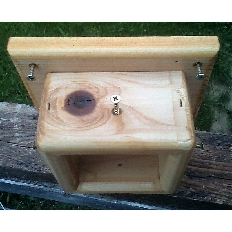 Cedar Wood 4x4 Post Mount for Large Bird Feeders or