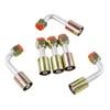Wisepick 25PCS Air Conditioning Hose and Fitting Kit Includes 6ft