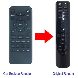 Replacement Audio Remote Control Compatible with Klipsch Bookshelf Speaker RP-140WM, RP-110WSW, RP-440WF, RP-440WC Audio Speakers System