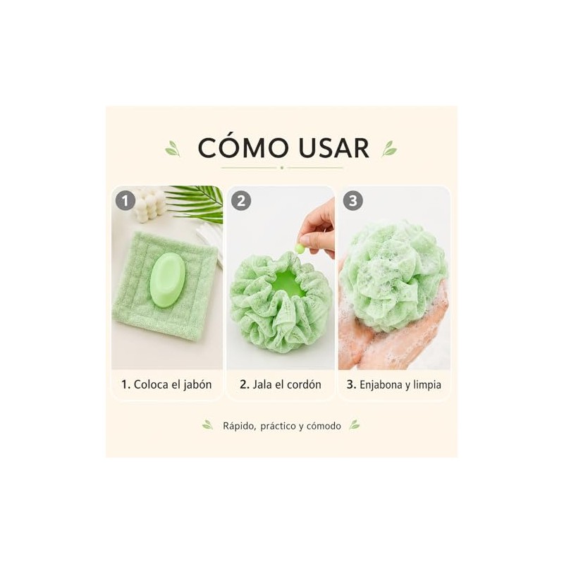 Juego Esponjas Baño Esponja Suave Cuadrada Exfoliación Limpieza Profunda Adecuado