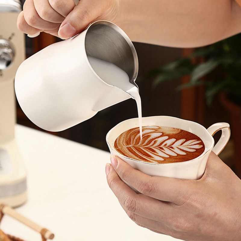 Milk Frothing Pitcher Coffee Steaming Pitcher 304 Stainless Steel Coffee